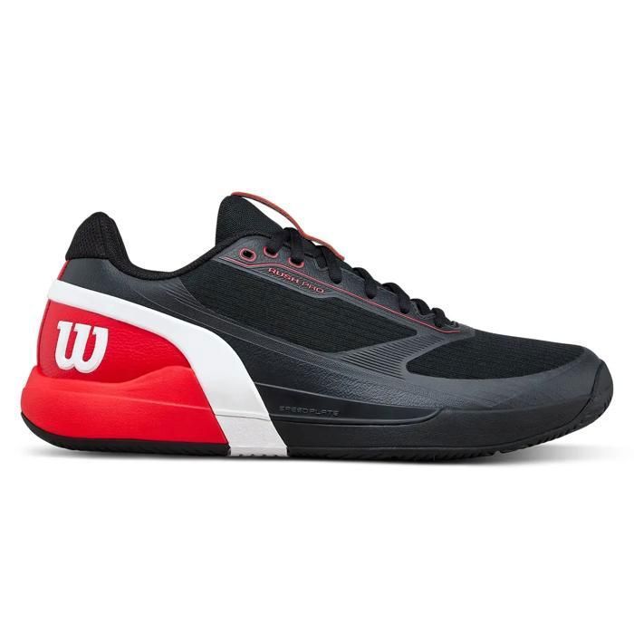 Chaussures de tennis Wilson Rush Pro 5 - black/red/white Chaussures de tennis Wilson Rush Pro 5 - black/red/white
