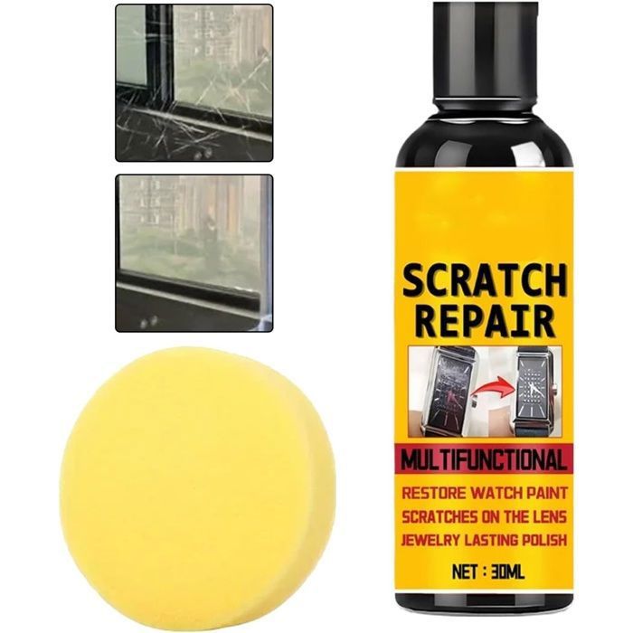 Enlève-Rayures Pour Vitre De VoitureAgent Rénovateur De De Revêtement 30ml - Kit De Réparation De Rayures Sur Verre EFFACE RAYURE