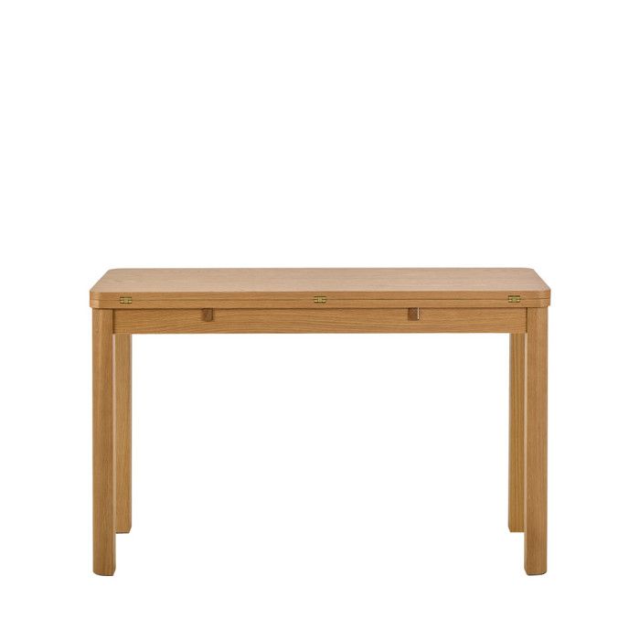 Fika - Table à manger extensible 2 à 4 personnes en bois 120x45-90cm - Bois clair Fika - Table à manger extensible 2 à 4 personnes en bois 120x45-90cm - Bois clair