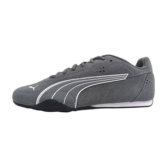 Hommes Puma chaussure à lacets sportive Catch SD Textile Lacets Plat - dk gris/white 13