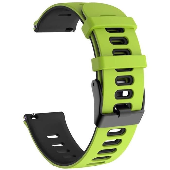 Bracelet de montre en silicone pour Garmin Forerunner 158