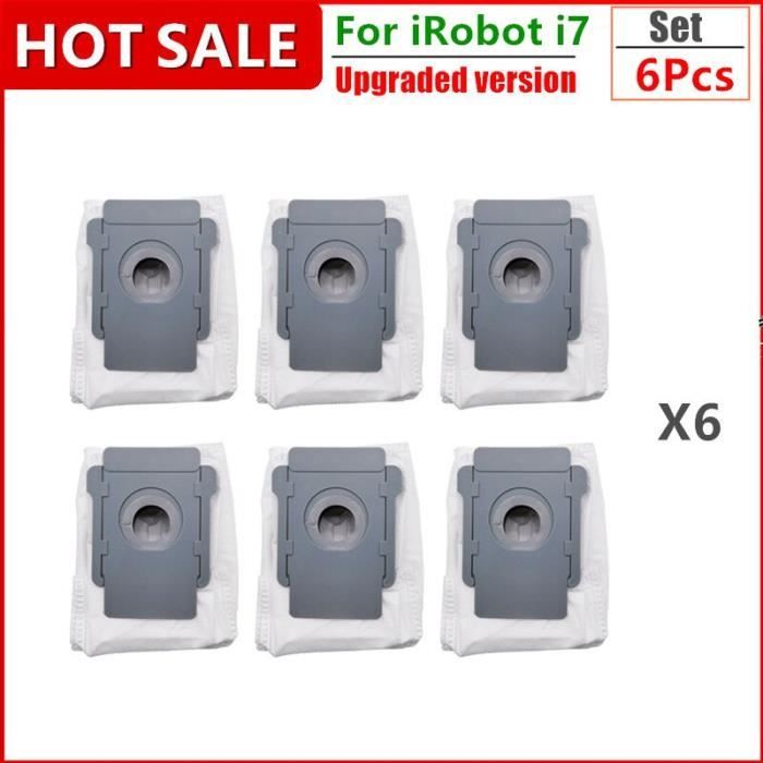 6pcs - Kit de remplacement de pièces détachées pour aspirateur Robot iRobot  Roomba i7 + E5 E6 série I, brosse