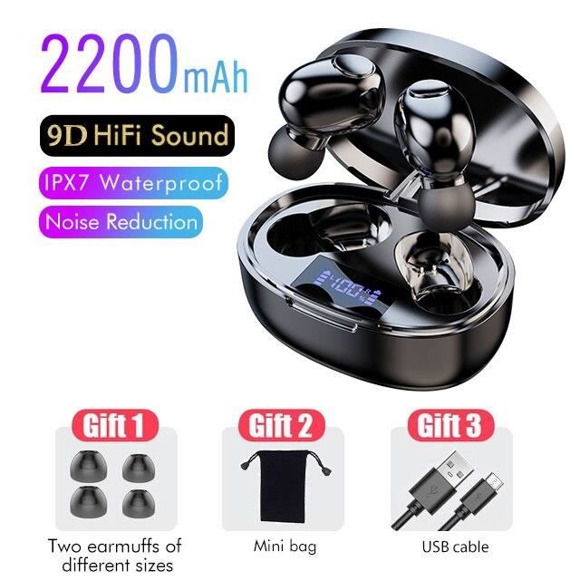 2 blanc 1 bout des doigts-écouteurs sans fil Bluetooth GA33 TWS, oreillettes de Gamer, à faible