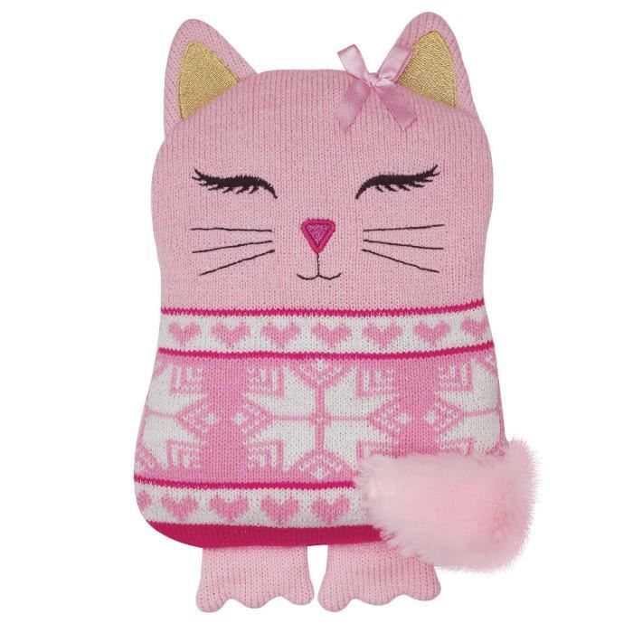 Bouillotte Chat Rose 25 Cm Aroma Home Cdiscount Sante Mieux Vivre