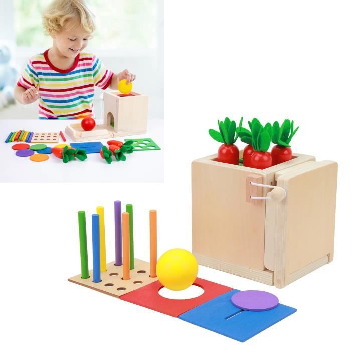 Balls Matchstick Color Drop Game 4 en 1 Coin Box Stick Carrot Harvest