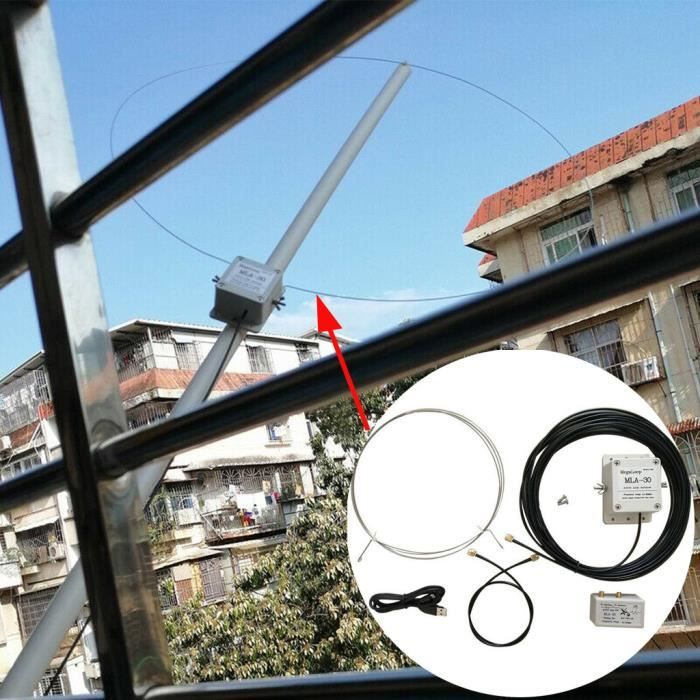 Maison intelligente MLA-30 boucle d'antenne active une antenne de réception  100kHz - 30MHz pour ondes courtes Radio 2234 - Achat / Vente entretien de  la maison Maison intelligente - Cdiscount