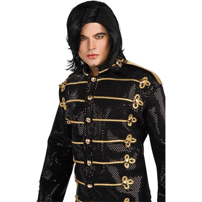 Perruque Cheveux Raides Michael Jackson Cdiscount Jeux Jouets