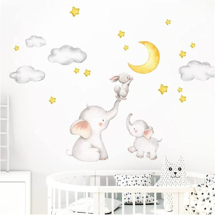 Sticker mural disant chambre de bébé cadeau naissance 2337 -  France