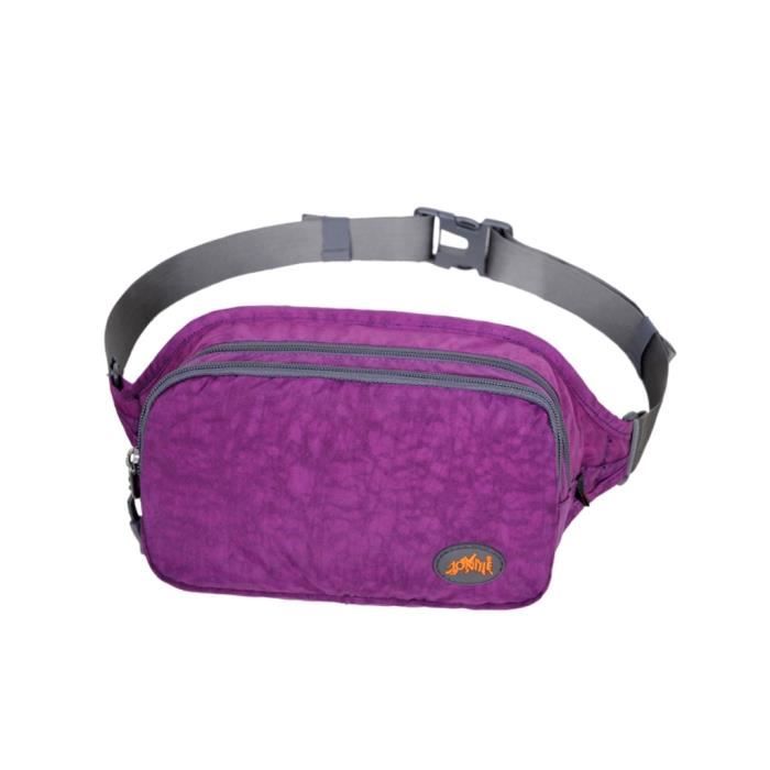Sac Banane Camouflage Grande Capacité - Sac Sport Imperméable En Nylon Pour Randonnée Et Vélo | 35x17cm