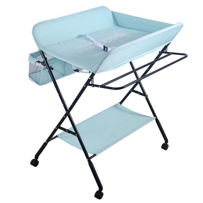 Oobest 4 En 1 Table A Langer Pour Bebe Pliable A Roulettes Avec Panier De Rangement 3 Hauteur Reglable Bleu Cdiscount Puericulture Eveil Bebe Oobest 4 En 1 Table A Langer Pour Bebe Pliable A Roulettes Avec Panier De Rangement 3 Hauteur Reglable Bleu Cdiscount Puericulture Eveil Bebe
