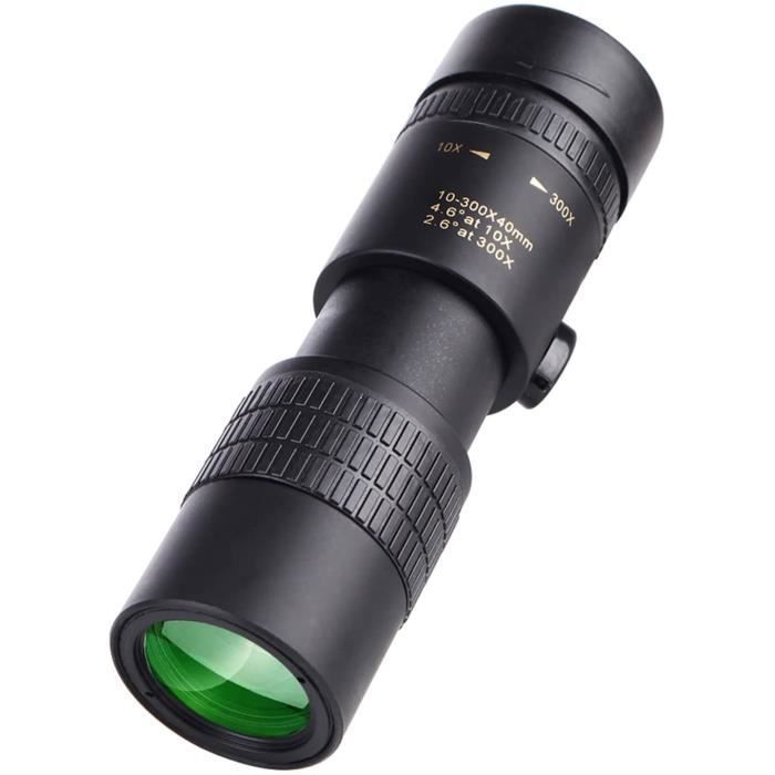 10-300X40mm BAK4 Prisme télescope monoculaire Longue-Vue pour Adultes Observation des Oiseaux Camping randonnée[404]