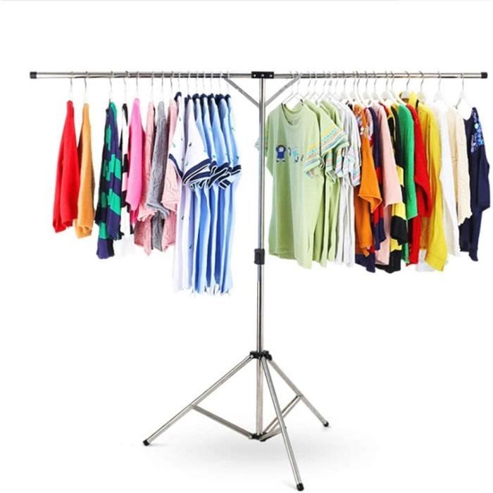 Pied De Séchoir Métallique Kleeneze - 40cm - Pour Étendoir Parapluie Ou Parasol - Couvercle Étanche Inclus