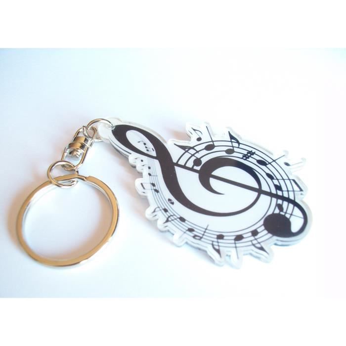 Lot De 6 Badges Musicaux En Alliage - Clés De Sol Et Notes De Musique
