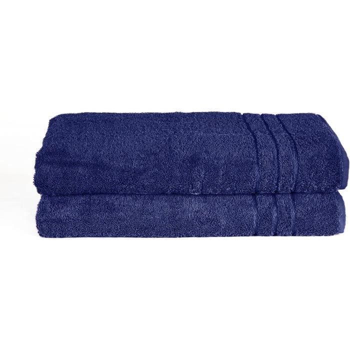 Bath Kelso Serviette De Bain En Coton Doux Et Absorbant Vert 450 G-M²