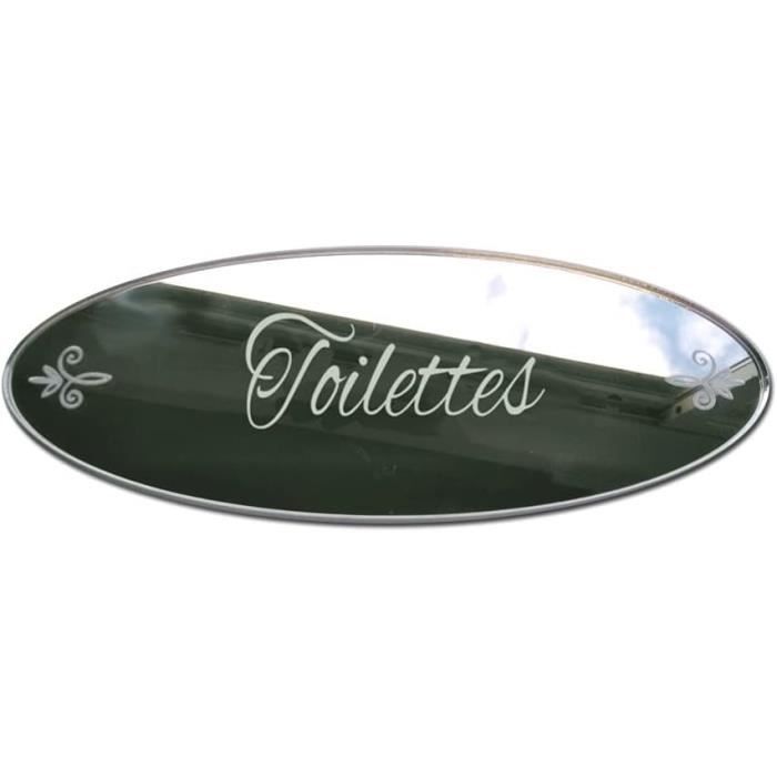Plaque Décorative Métal Toilettes/WC - Motif Harley Davidson, 30x20cm, Déco Murale Drôle Rétro