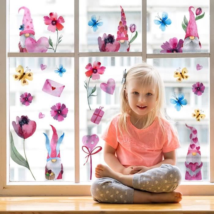 Sticker Princesse Papillon Rose - Sticker A Moi Etiquette & Autocollant