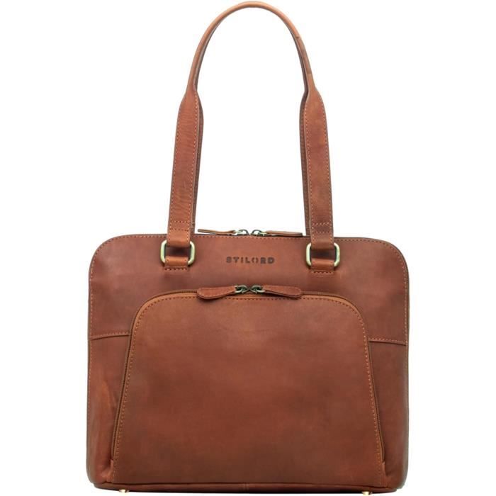 Mallette En Cuir Sac Porte-documents STILORD 'Eugen' En Cuir 15