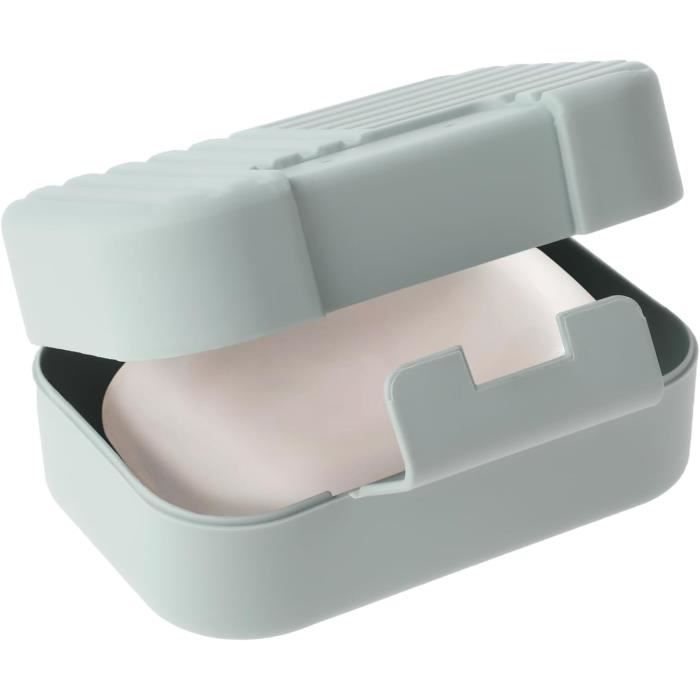Boîte à Savon De Voyage étanche - 2 Pièces Avec égouttoir Amovible, Plastique PP/PET, Pour Salle De Sport, Camping
