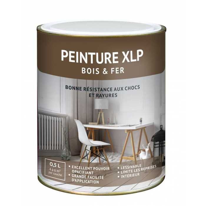 PEINTURE INTERIEUR BOIS ET FER - PEINTURE XLPGris Anthracite RAL 7016 Mat -  Bidon de 0,5 L Gris Anthracite RAL 7016 - Achat / Vente peinture - vernis  PEINTURE INTERIEUR BOIS ET - Cdiscount