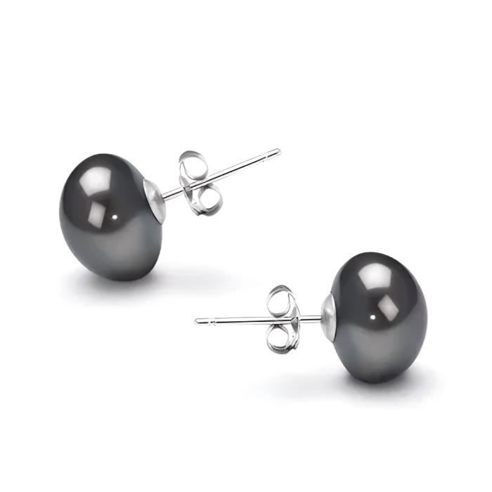 Boucles d'Oreilles Puce Onyx 4 5 ou 6 mm Carré Or Massif 9K Boucles d'Oreilles Puce Onyx 4 5 ou 6 mm Carré Or Massif 9K