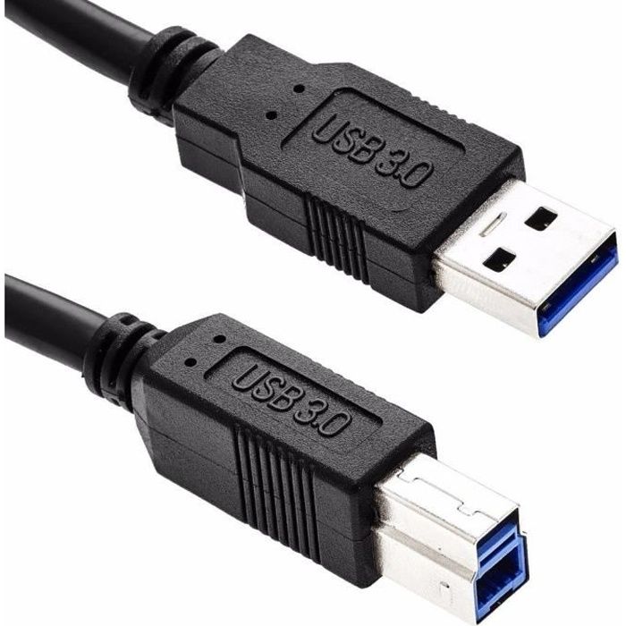 Câble USB Rallonge 3 Mètres ValueLine - Pour Imprimante, Disque Dur, Scanner