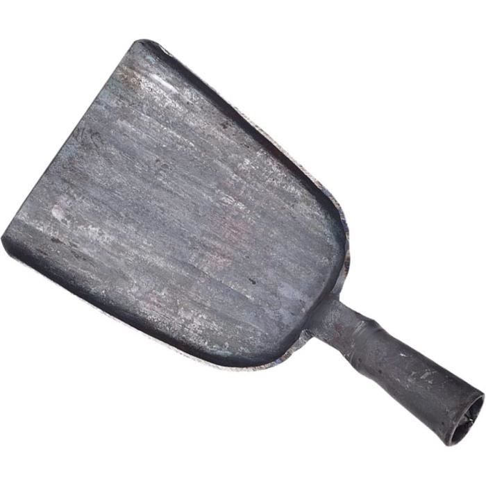 Pelle à Charbon & Cendres En Métal Avec Manche Bois - Robuste, Galvanisée, Idéale Cheminée, Four, Barbecue, Garage