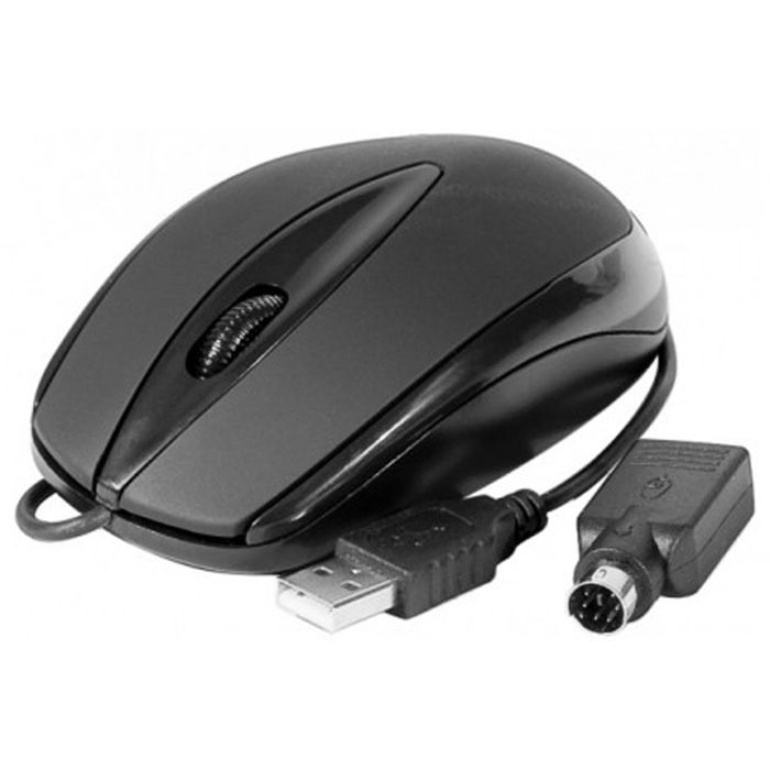 Lot De 5 Souris Optiques PS2 Mini - Câble 88 Cm - Neuf (pas USB)