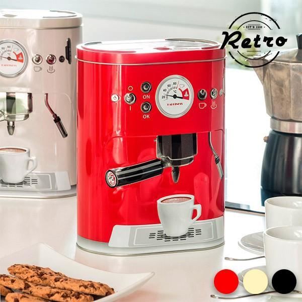 Boîte café métal Machine à Espresso 20x14 cm Couleur aux choix vendu à l'unité