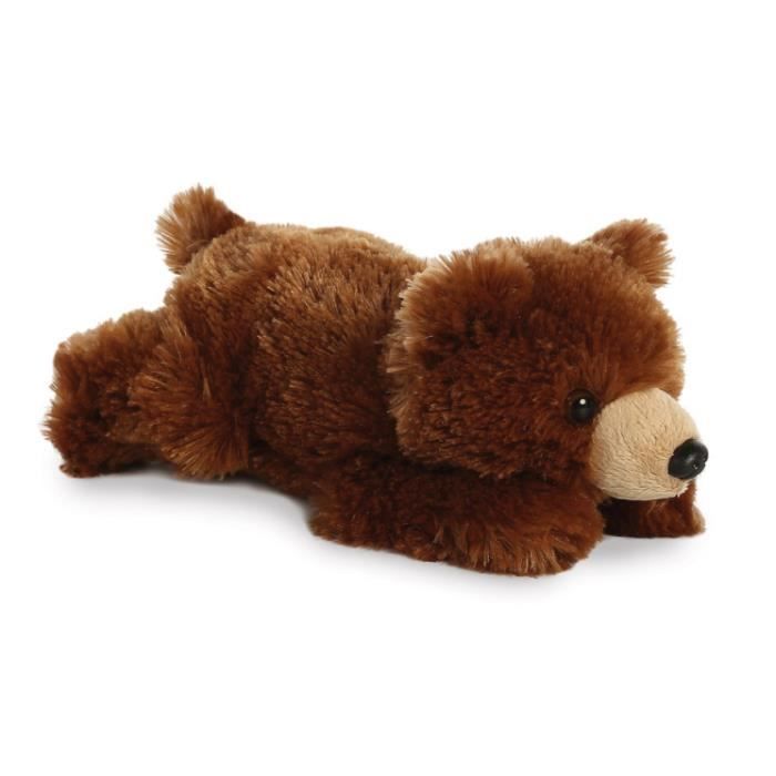 Peluche ours Grizzly couch 20 cm marron Cdiscount Jeux Jouets