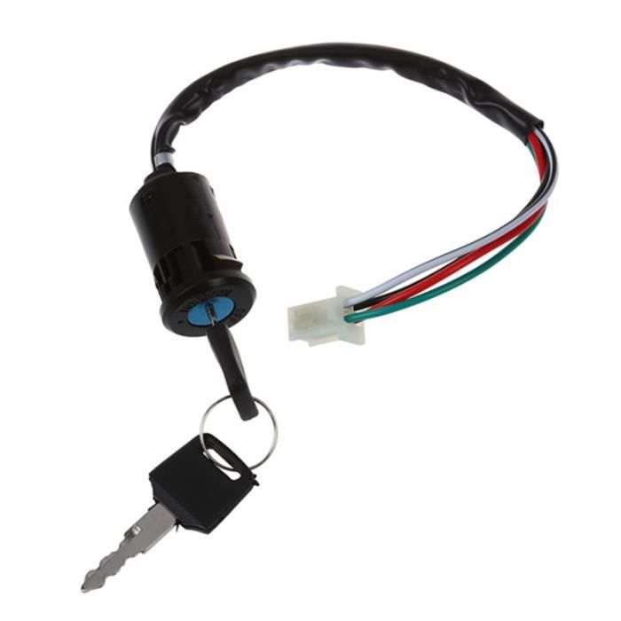 A ABSOPRO Motorcycles Allumage Clé Interrupteur Ensemble Rechange