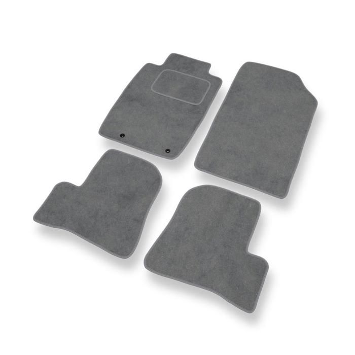 Tapis De Voiture Peugeot 206 Côté Conducteur - Moquette Sur Mesure, Découpe Laser, Talonnette Renforcée - Accessoire Voiture Personnalisé - 3