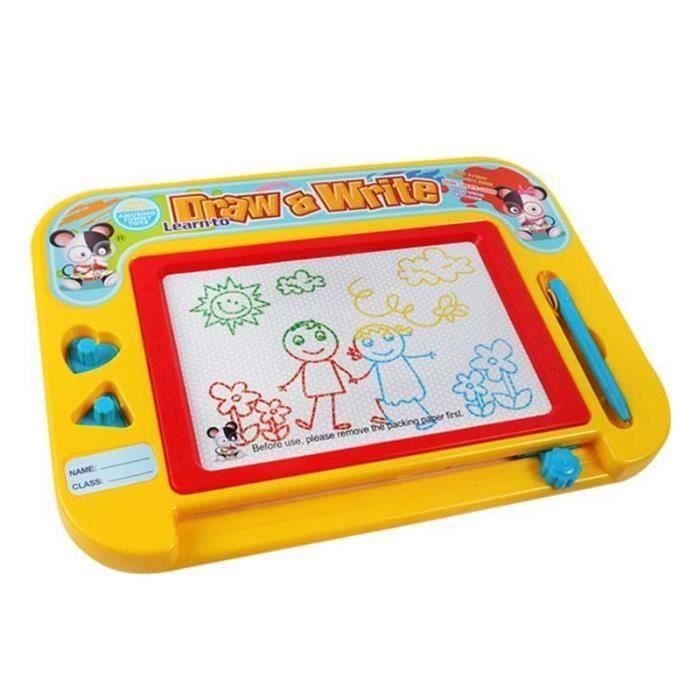 Planche A Dessin Magnetique Pour Les Enfants Les Tout Petits Avec Des Timbres Tableau De Croquis De Doodle Colore Effacab Xu87e8 Achat Vente Table A Dessin Planche A Dessin