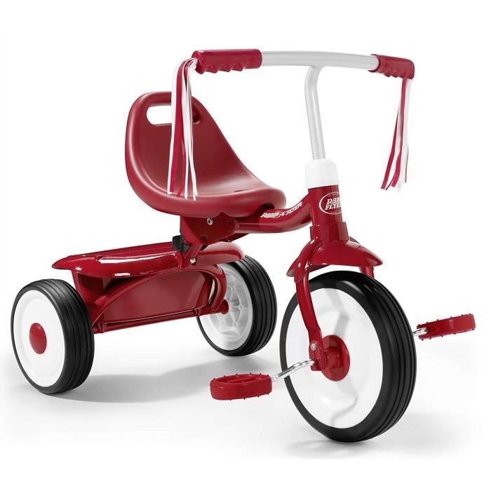 V lo Pliable pour Enfant Radio Flyer Fold 2 Go Rouge Mixte