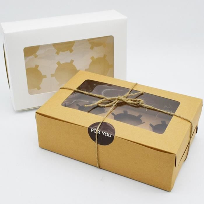 10 Pieces Tasse Gateau Boites D Emballage Bricolage Chocolat Muffin Biscuit Emballage Cadeau Boite De Qualite Alimen W Achat Vente Boite Cadeau 10 Pieces Tasse Gateau Boites Cdiscount