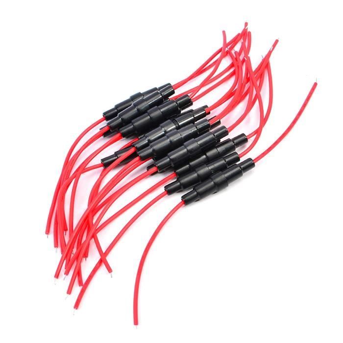 Fusibile Ritardato 1A 5x20mm - Fusibili In Vetro 250Vac Confezione 10pz - 6