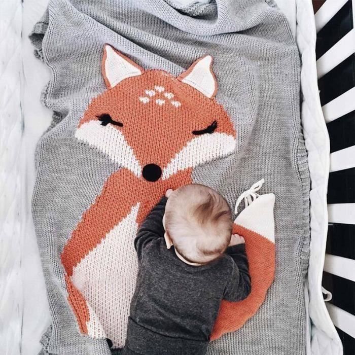 1 Pcs Dessin Anime Bebe Envelopper La Couverture Couverture Douce Bebe Literie Enfant Tricote Nouveau Ne Renard Couverture Filles Cdiscount Puericulture Eveil Bebe