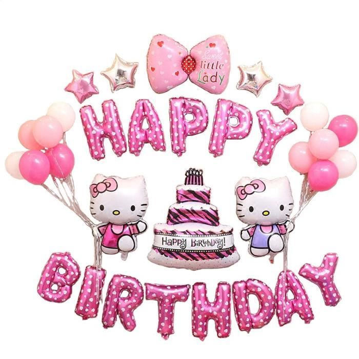 Smart J Hello Kitty Joyeux Anniversaire Fournitures De Fete Rose Happy Birthday Lettres Ballon Latex Ballon Etoile Fournit Cdiscount Maison Smart J Hello Kitty Joyeux Anniversaire Fournitures De Fete Rose Happy Birthday Lettres Ballon Latex Ballon Etoile Fournit Cdiscount Maison