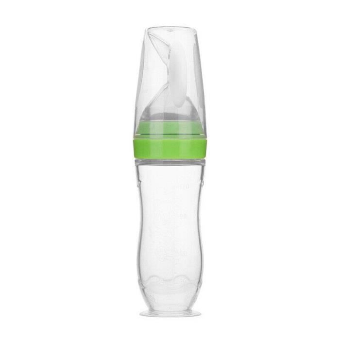 Biberon Cuillère En Silicone Pour Bébé | Distributeur Aliments Céréales | Baby Feeder Squeeze Pratique