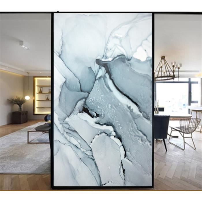 Film Vitrage Décoratif Gouttes D’eau Givrée – Dimensions 20x60 Cm, Effet Intimité Partiel, Décoration Intérieure
