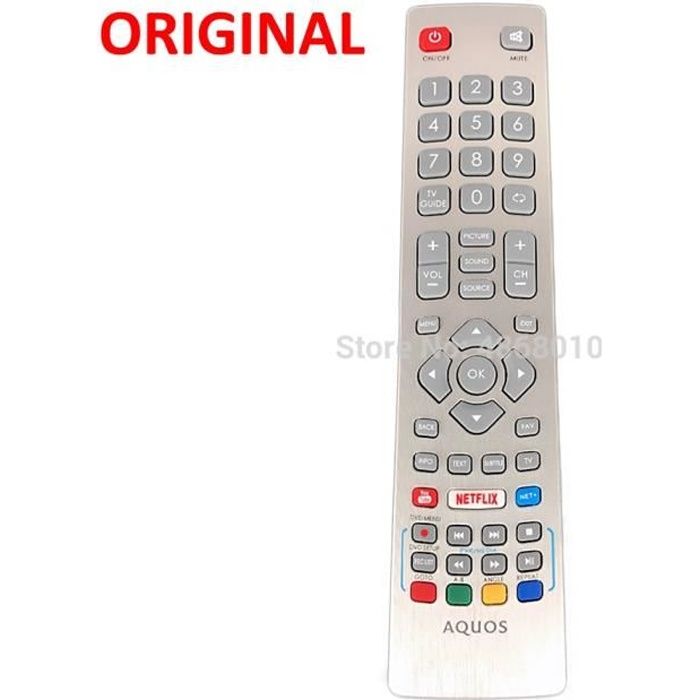 Nouvelle télécommande de télévision originale SHWRMC0115 pour Sharp Aquos Smart LED TV IR control avec Netflix Youtube 3D bouton