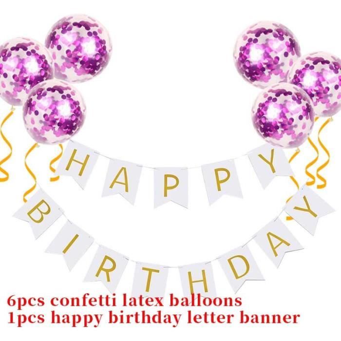 Rose Ensemble Blanc Rouge Ballons Banniere Joyeux Anniversaire 7 Pieces Decorations De Fete D Anniversaire Cdiscount Maison Rose Ensemble Blanc Rouge Ballons Banniere Joyeux Anniversaire 7 Pieces Decorations De Fete D Anniversaire Cdiscount Maison
