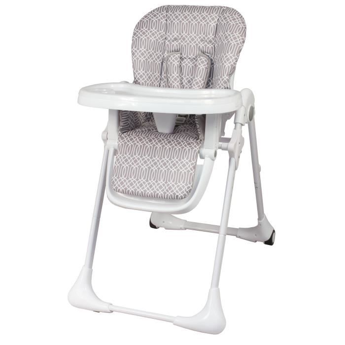 Bambisol Chaise Haute Bébé Evolutive Pliable | Roulettes, Assise Réglable, Dossier Inclinable