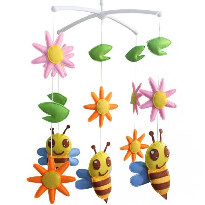 Lit Bebe Musical Mobile Bonne Humeur Pour Bebe Cadeau Fleur Et Abeille Cdiscount Puericulture Eveil Bebe Lit Bebe Musical Mobile Bonne Humeur Pour Bebe Cadeau Fleur Et Abeille Cdiscount Puericulture Eveil Bebe