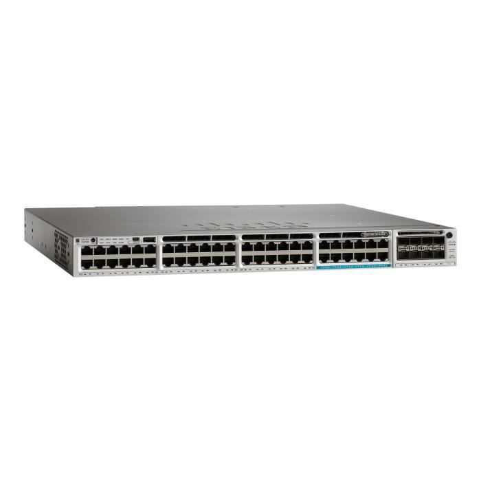 Acheter Cisco Catalyst 3850-12X48U-E Commutateur C3 Géré 48 x 10-100-1000 (UPOE) Ordinateur de bureau Montable sur rack UPOE (630 W) Reconditionné - 381,10 € Cisco Catalyst 3850-12X48U-E Commutateur C3 Géré 48 x 10-100-1000 (UPOE) Ordinateur de bureau Montable sur rack UPOE (630 W) Reconditionné - Cisco reconditionné disponible sur Cdiscount Seconde Vie