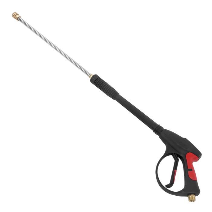 Eosnow Baguette D'extension Pour Nettoyeur Haute Pression, 5 Tiges Droites, 3 Tiges Courbes, Lance De Lavage électrique Avec 6 Buses, Connexion Rapide 1/4 Pouces