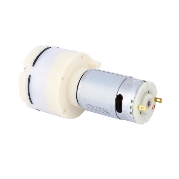 Micro Pompe à Vide DC 12V - Débit 8 L/min, Faible Bruit (≤65 DB) - Pour Aquariums, Équipements Médicaux, DIY