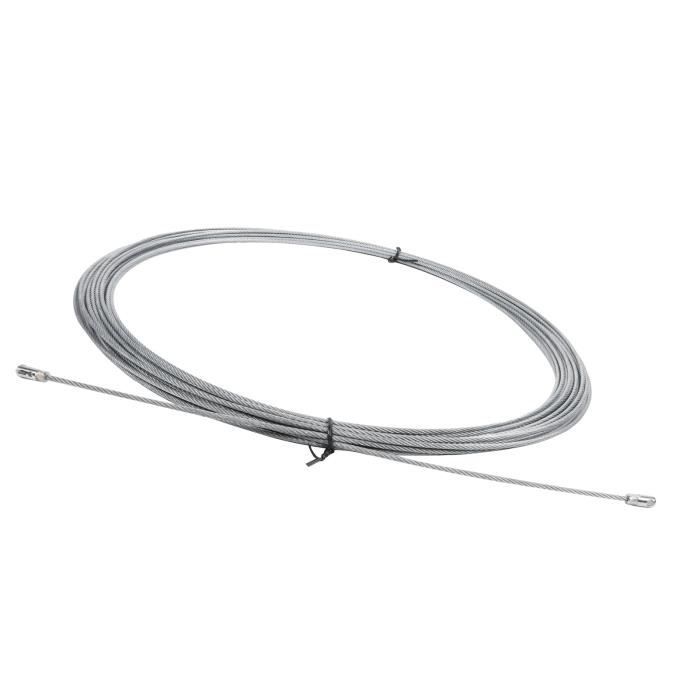 Câble Métallique Réglable Avec Crochets - 5m Acier Inoxydable Pour Suspension