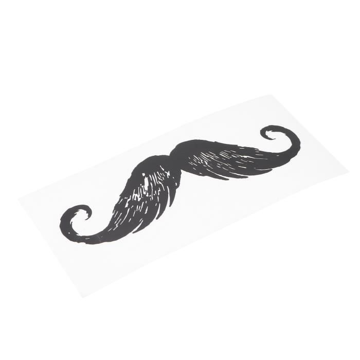 48 Fausses Moustaches Auto-Adhésives - Déguisement Fête, Halloween Et Photo Booth (16 Styles)