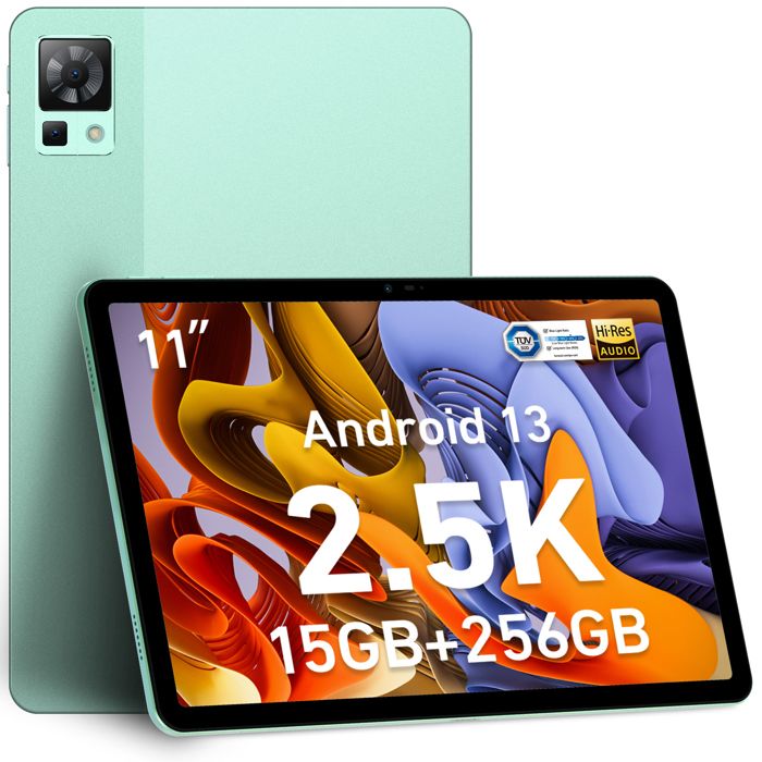 Tablette Tactile DOOGEE T30 Pro Écran 11 2.5K – 256Go – 8580mAh – G99 – Android 13 – Vert