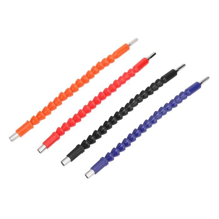 Perceuse D'extension Flexible,Extension De Foret Flexible,Tige Souple Hexagonale,Rallonge De Tournevis Flexible,Arbre